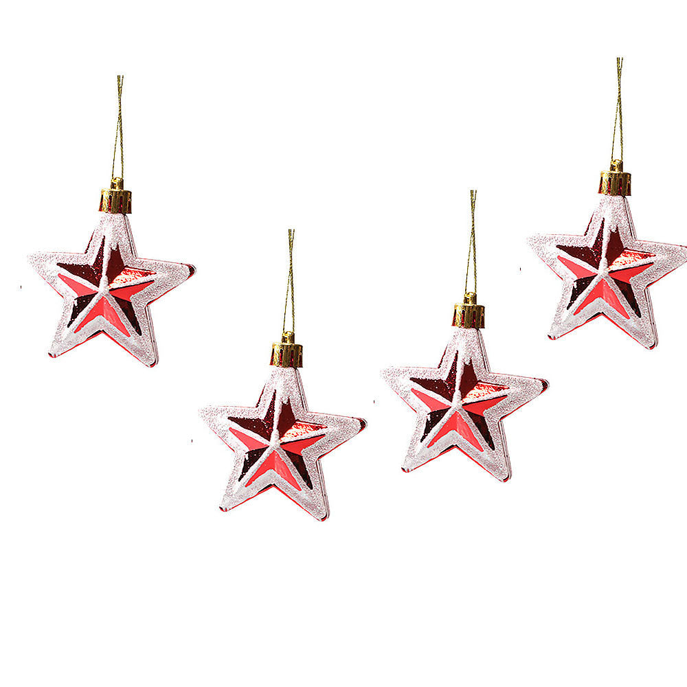 Christmas Painted Special-shaped Ball Pendant