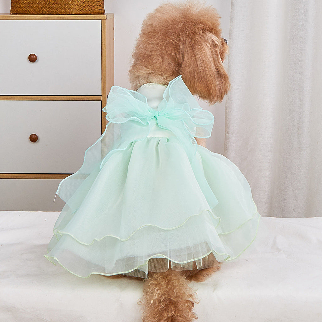 Wedding Dress Pet Skirt Gown