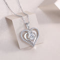 Telepathy - Top-quality Moissanite Fashionable Light Luxury Jewelry Pendant Necklace S925 Silver Plated Platinum.