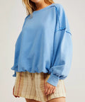 Multicolor Casual Loose-fit Long-sleeve Fringed Pullover Hoodie For Women