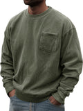 Men's Pullover Round Neck Long Sleeves Sweater
