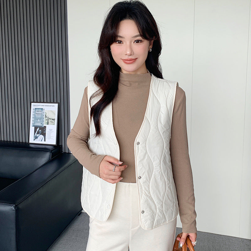 Loose Ultra-thin Women's Outer And Inner Wear Vest