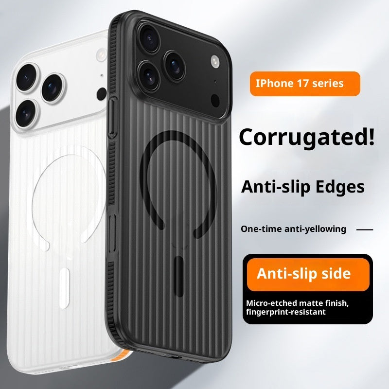 Applicable To Phone Case Corrugated Magnetic Anti-slip Bar