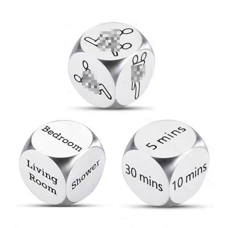 Decision Dice Stainless Steel Material Valentine's Day Gift