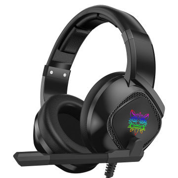 RGB Gaming Headset with Noise Cancelling Mic - Xbox One, PS4, PC Compatible Headphones