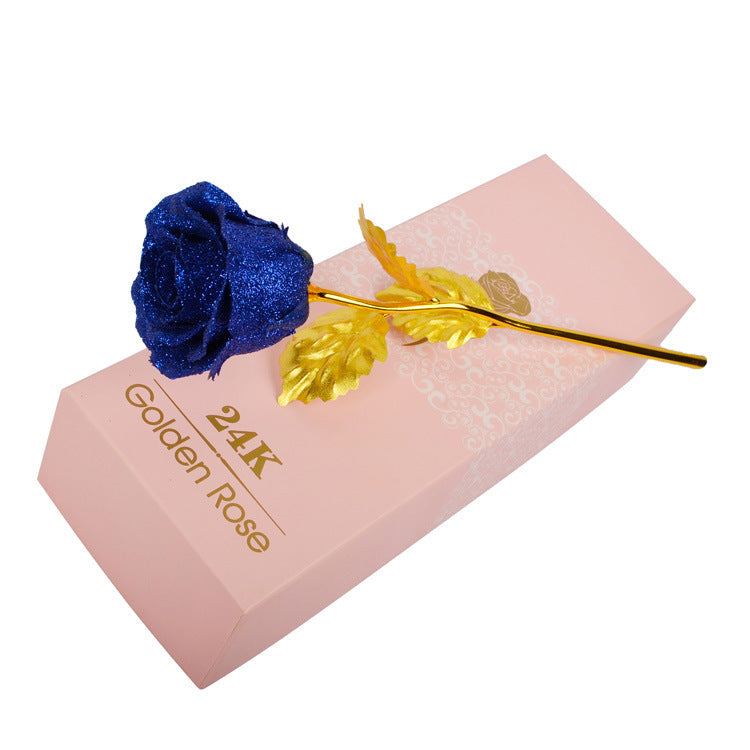 Gold Foil Rose Creative Valentine's Day Gift