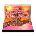 2026 Desk Calendar, Creative Desktop Ornament, Treehouse Paper Sculpture
