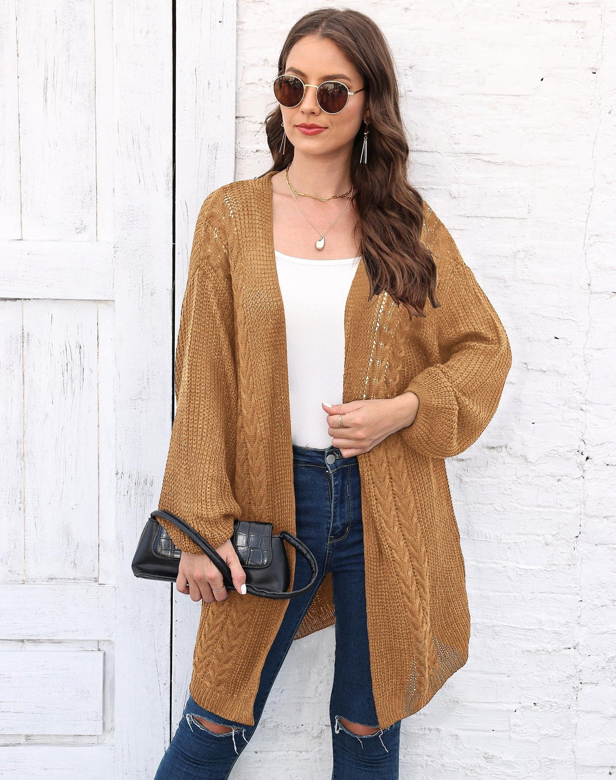 Women's Fashion Loose Casual Sweater Coat