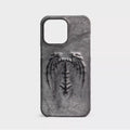 Retro Gothic Vampire Bat Wing Embossed Dark Style Phone Case