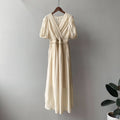 V-neck Dress Women Summer New Sweet Fairy