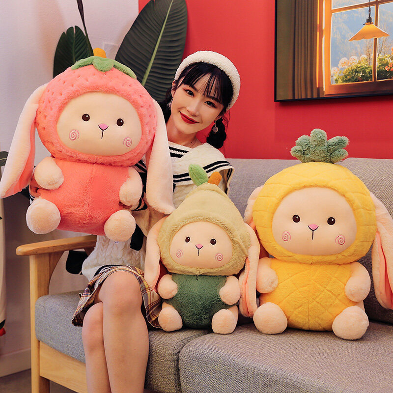 Cute And Adorable Fruit Rabbit Doll Cartoon Plush Toy