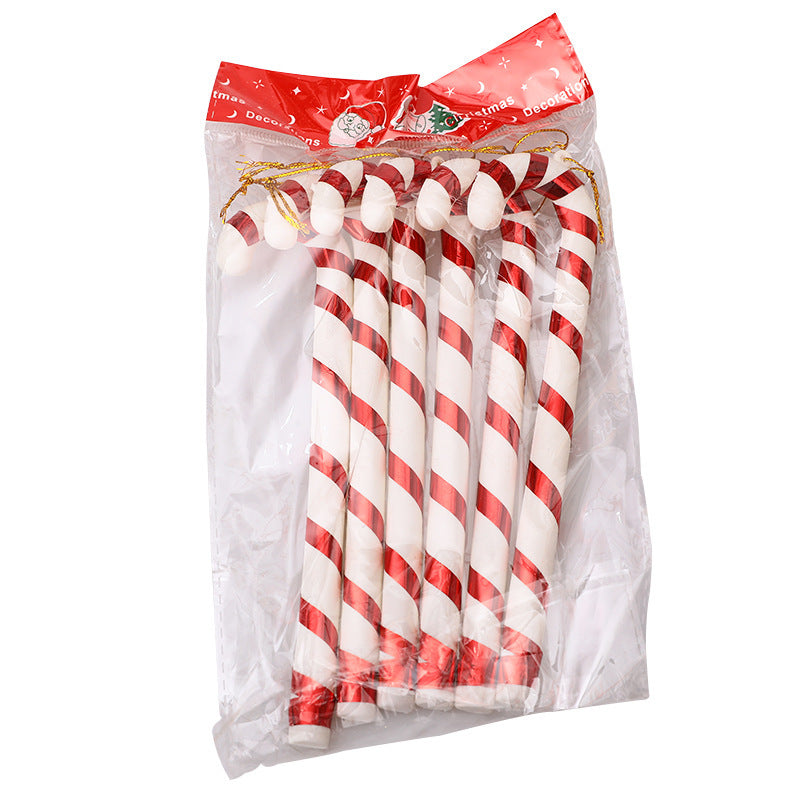 Christmas Tree Crutches Prop Decorations 6