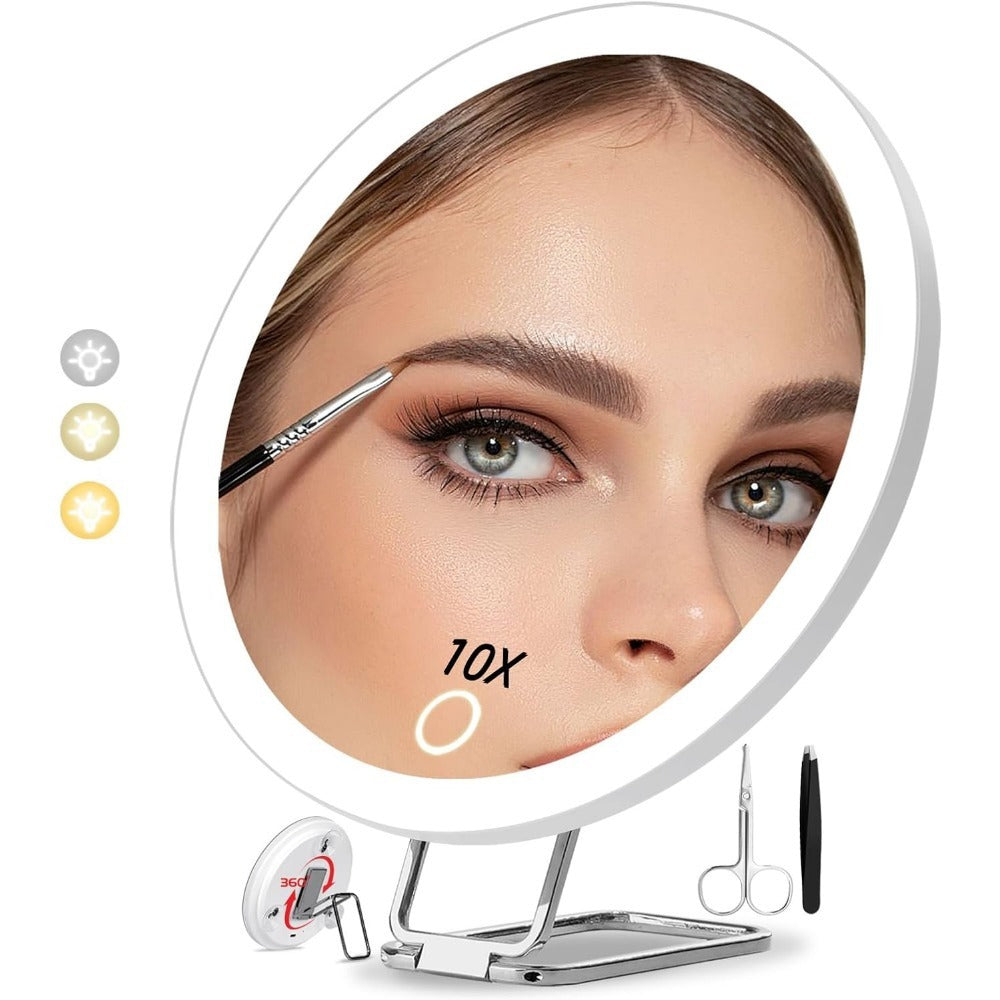 Charging Led Fill Light With Light Bracket Rotating Makeup Mirror