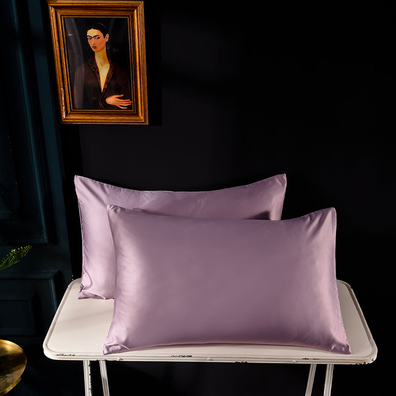 Polychromatic Silk Satin Zipper Pillow Case