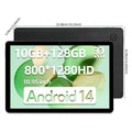 11 Inch Tablet Android 14 HD IPS Display Computer, 10GB RAM, 64GB Storage WiFi