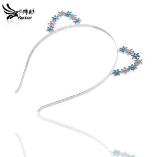 Europe and the United States new fashion CHRISTMAS headdress hair accessories splicing color MERRY CHRISTMAS CHRISTMAS hairband wholesale