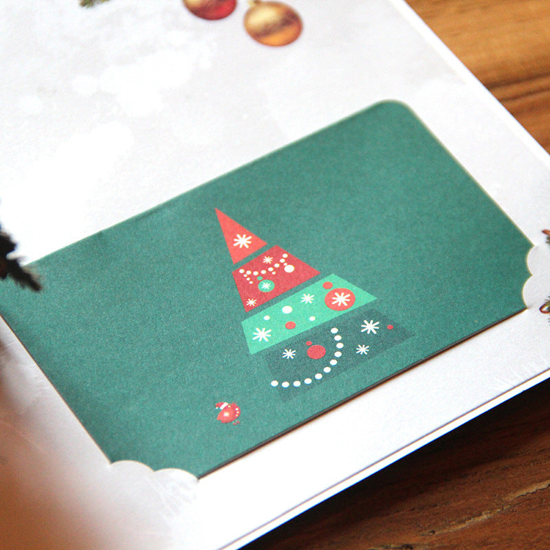 Three-dimensional Christmas greeting card