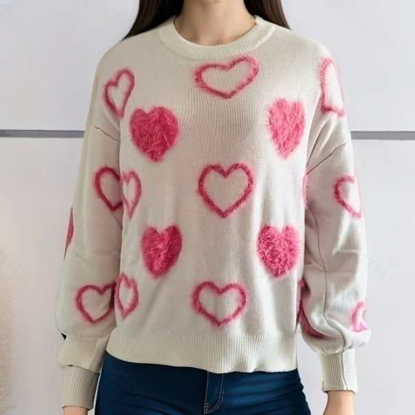 Embroidered Knitwear Crew-neck Pullover