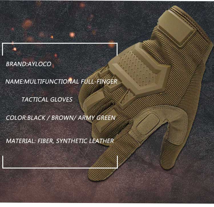 Touch Screen Tactical Gloves Men Army Sports Military Special Forces Full