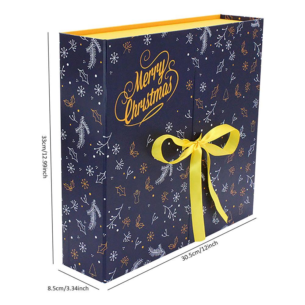 Christmas beautiful countdown calendar gift box