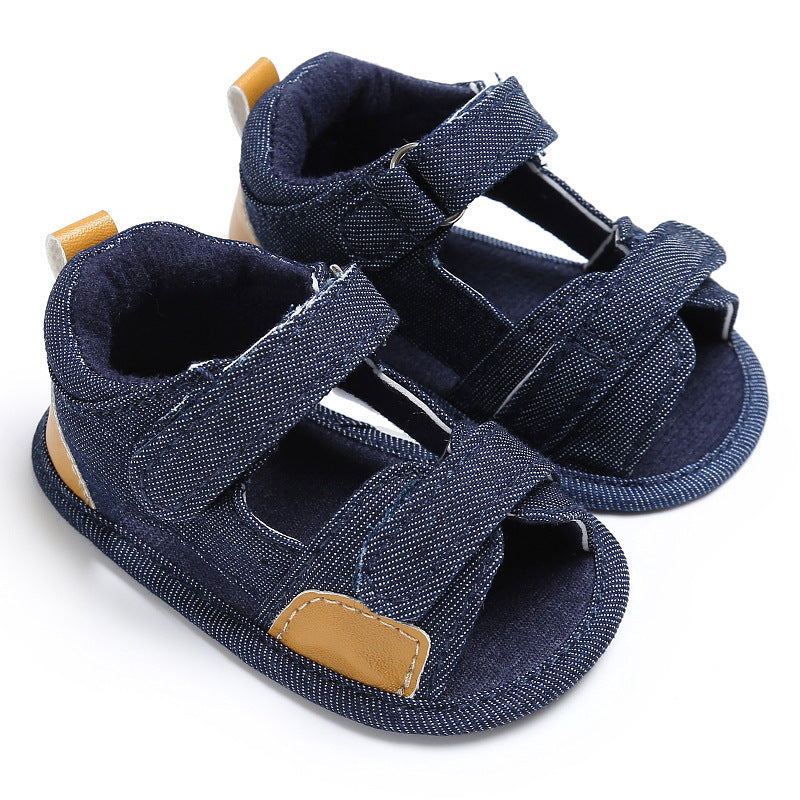 Denim baby Velcro sandals toddler shoes baby shoes