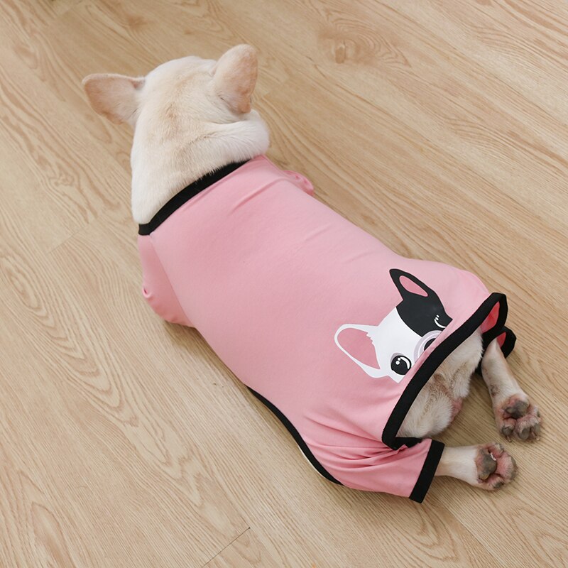 Fat Dog Four-Legged Cotton Printed Pajamas