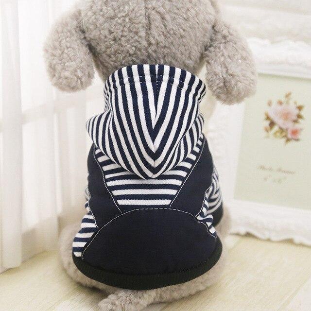 Striped strap pet clothes
