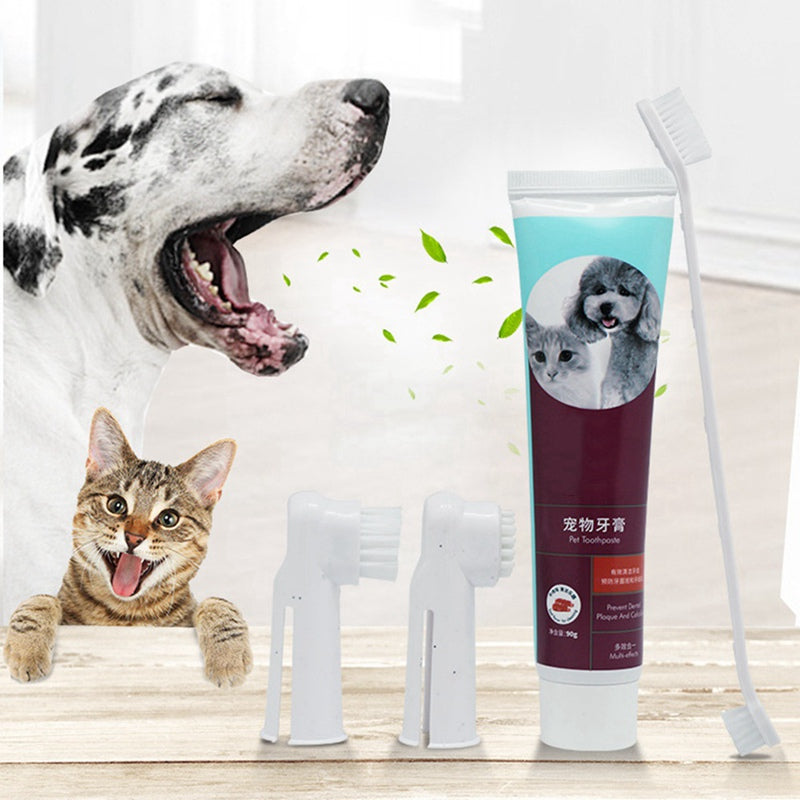 Cat milk fragrance liquid toothpaste toothbrush set can be swallowed