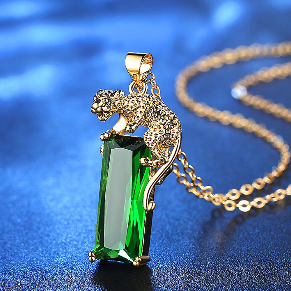 Gold Leopard Pendant