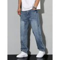 Men's Casual Straight-leg Loose Long Jeans