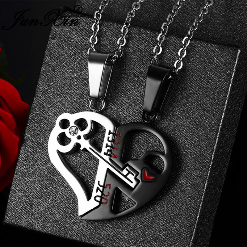 Love Key Combination Couple Necklace
