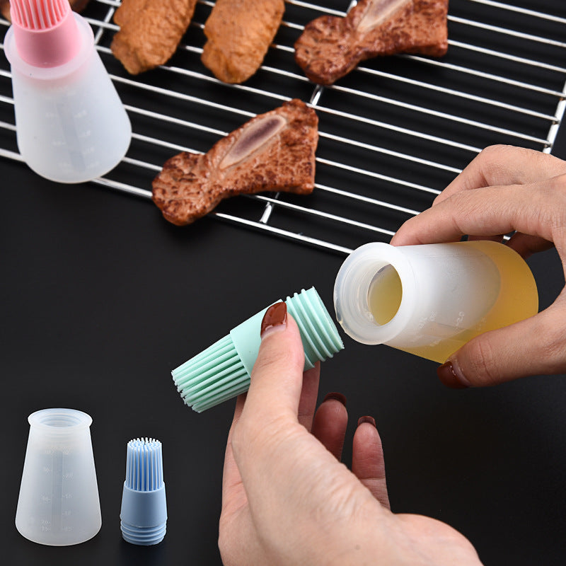 Silicone Oil Bottle Brush Barbecue Oil Brush Kitchenware