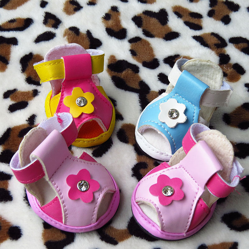 Non-slip Pet Sandals Cute Summer Puppy Shoes