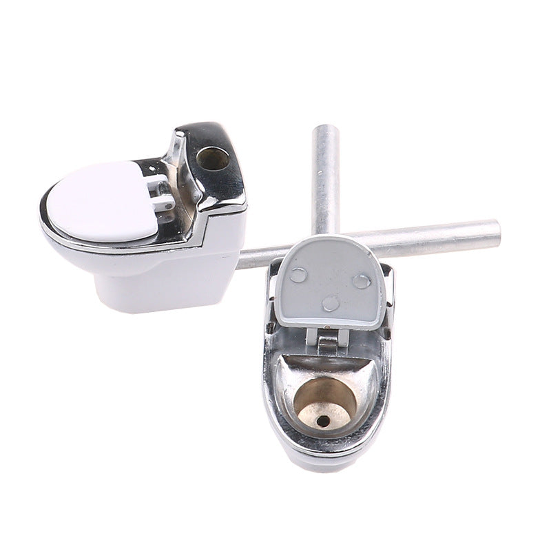 metal toilet pipe