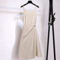 Avocado Green Suspender Dress Women''s Design in Summer