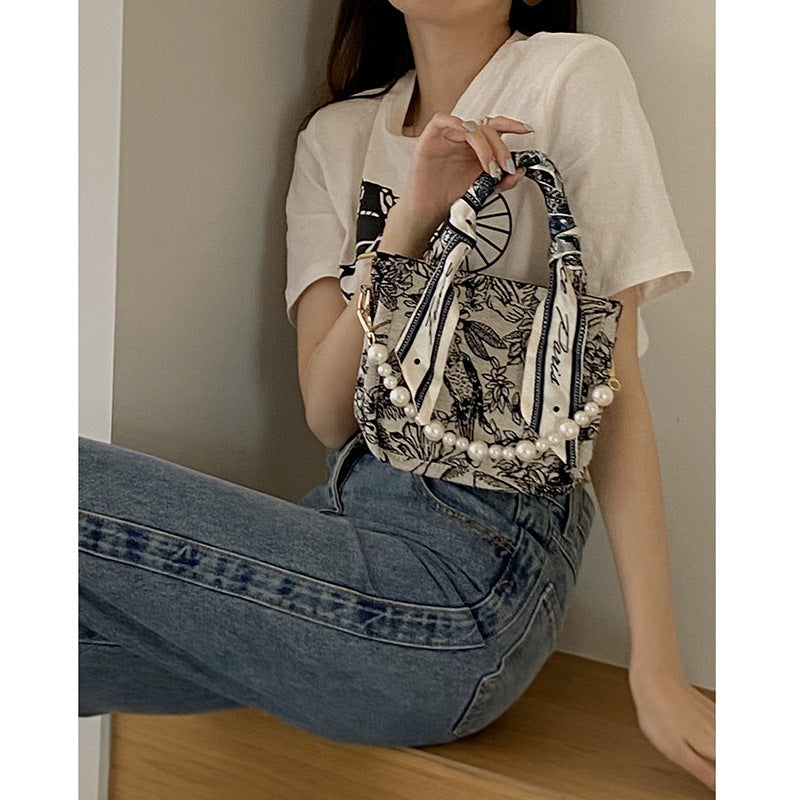 Printed Messenger Bag Canvas Bag