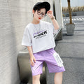 Boys' Thin Short-sleeved Summer Suits, Big Kids