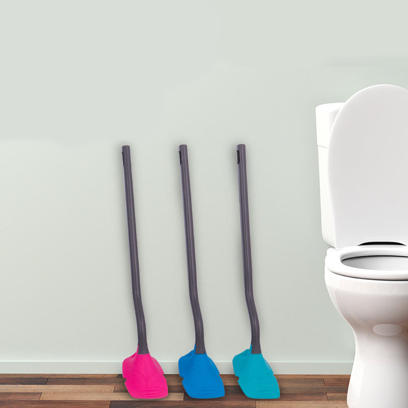 Silicone toilet brush