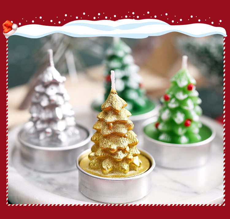 Byme Christmas Smokeless Scented Candles Creative Birthday Gifts Christmas Decorations Nordic Style Fragrance Ornaments