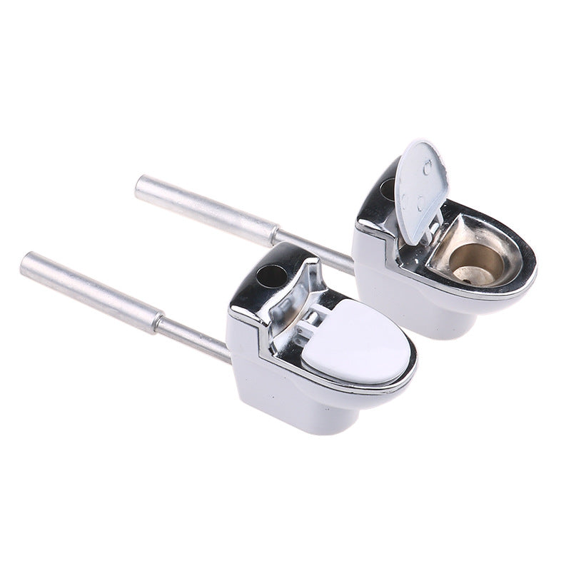 metal toilet pipe