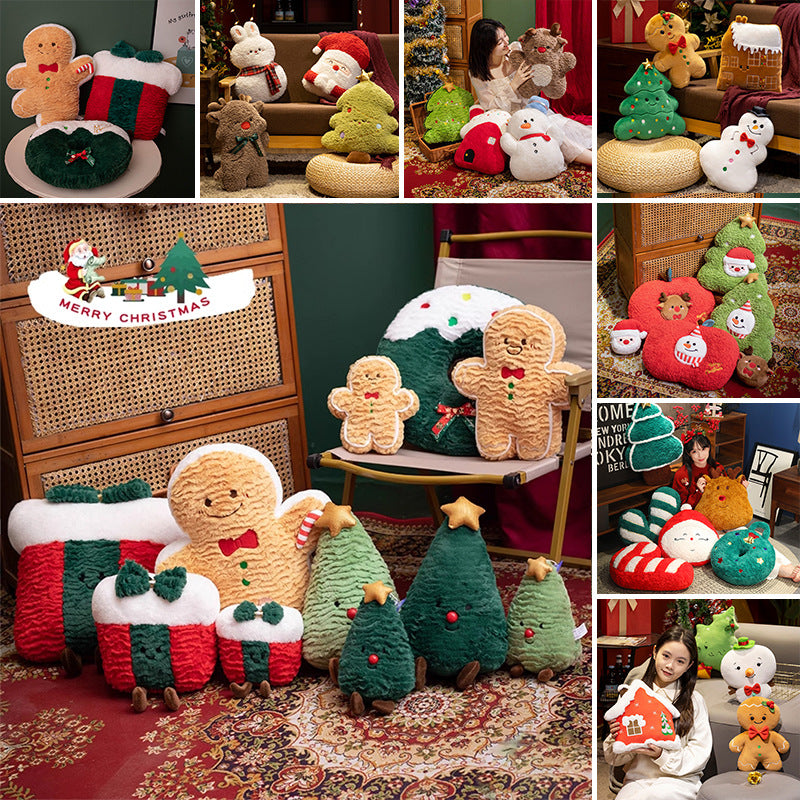 Plush Pillow Christmas Tree Decorative Gift Doll