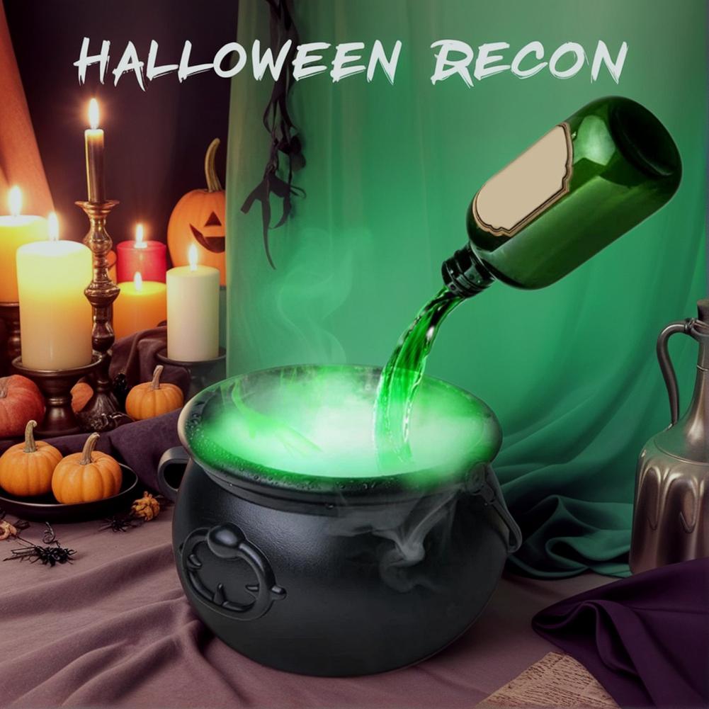 Halloween Black Wizard Bowl Magic Float Bottle And Diffuser Indoor Home Bar Magic Party Horror Ghost Props Halloween Decoration