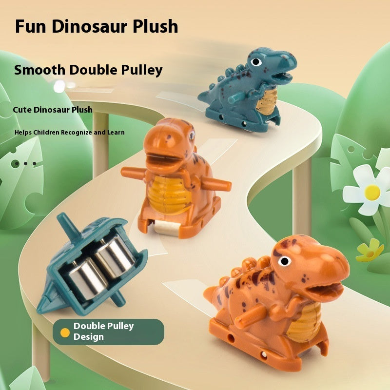 Dinosaur Assembled Educational Electric Slide Track Toy Car