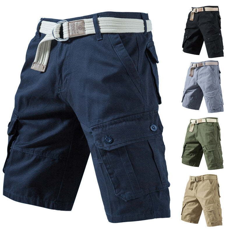 UrbanCargo Men’s Summer Shorts – Multi-Pocket Casual Cargo Shorts