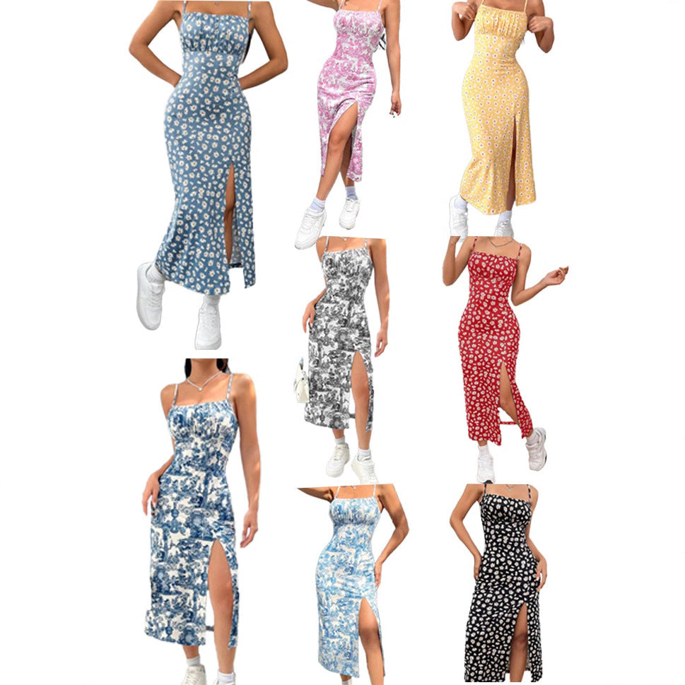 Leopard Print Sheath Long Dress