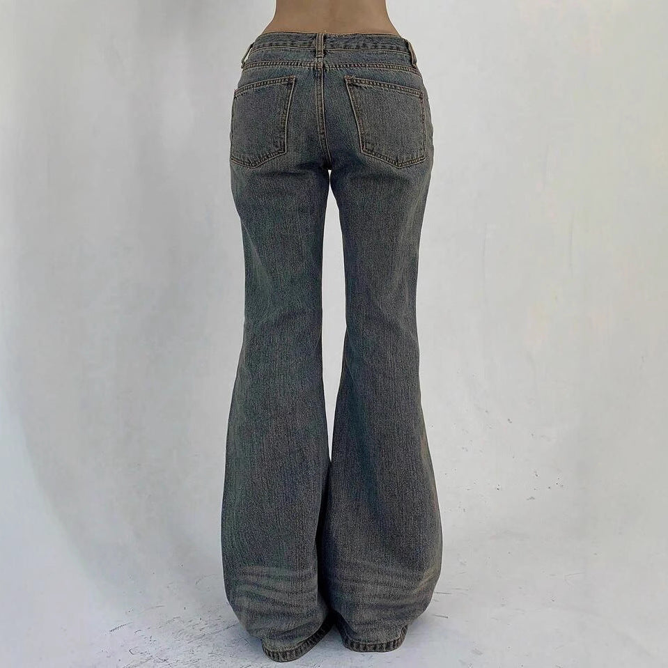 New-style Vintage Distressed Washed Denim Jeans That Flatter Your