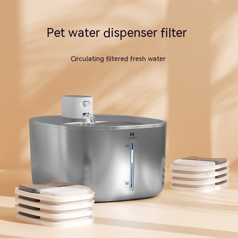 Pet Water Dispenser Filter Element Intelligent Filtration Water Quality Activated Carbon Replacement Refill