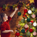 Plucked Silk Ball Christmas Decoration