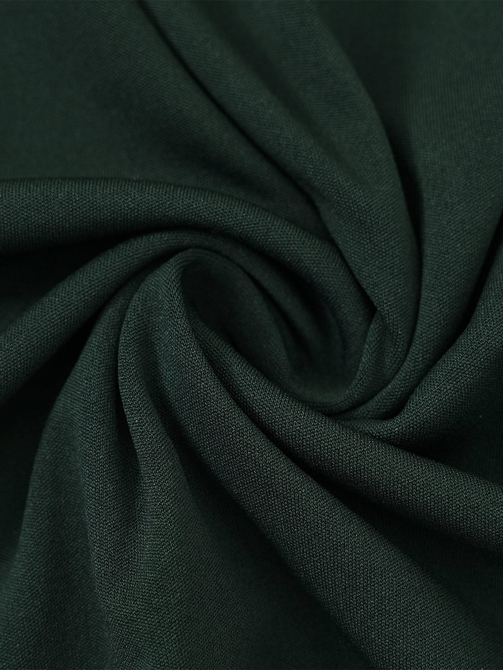 Trend V-neck Solid Color Jacquard Dress