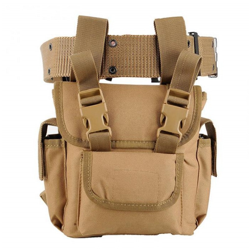 Outdoor sports leg bag storage bag multifunctional waist leg bag EDC mountaineering leggings tool waist hanging bag